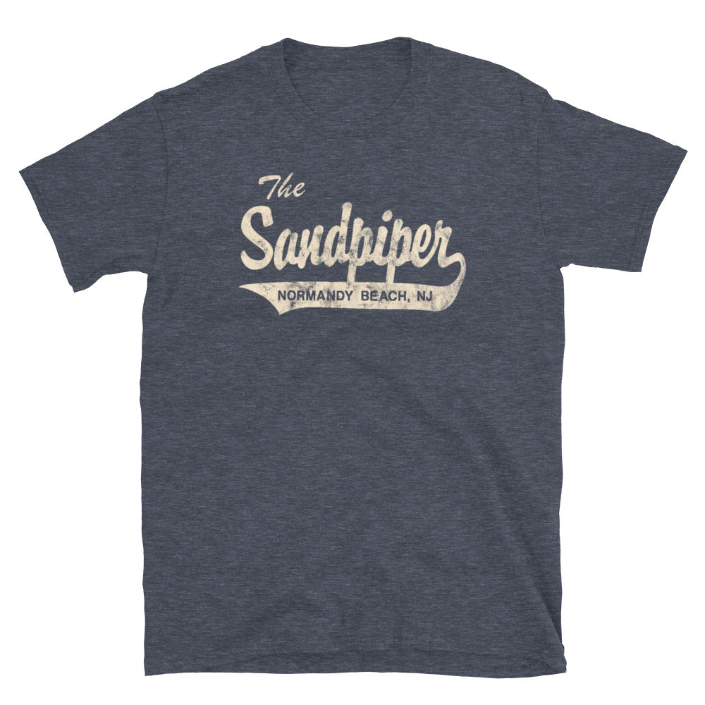 The Sandpiper - NORMANDY BEACH - Short-Sleeve Unisex T-Shirt