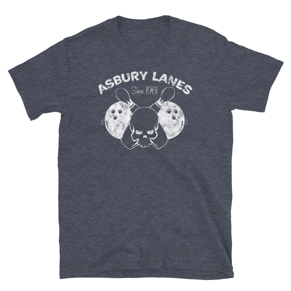 Asbury Lanes (White) - ASBURY PARK - Short-Sleeve Unisex T-Shirt