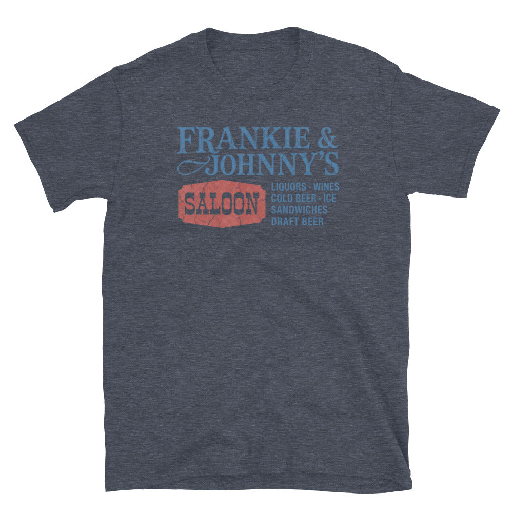 Frankie & Johnny's Saloon - SEASIDE HEIGHTS - Short-Sleeve Unisex T-Shirt