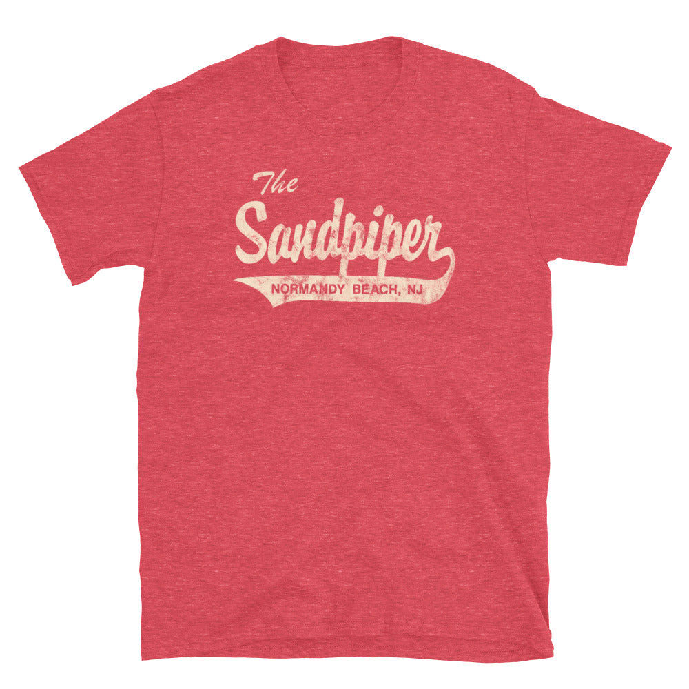 The Sandpiper - NORMANDY BEACH - Short-Sleeve Unisex T-Shirt