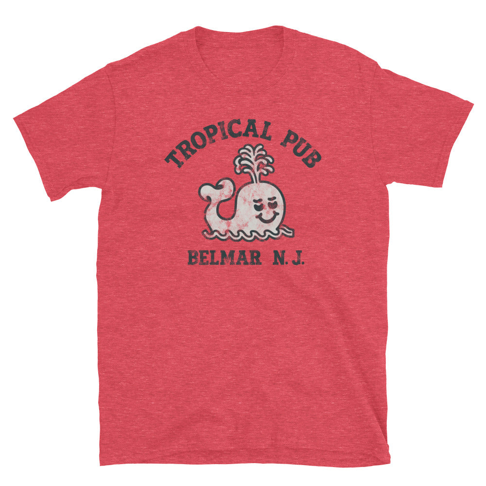 Tropical Pub - BELMAR - Short-Sleeve Unisex T-Shirt Heather Red