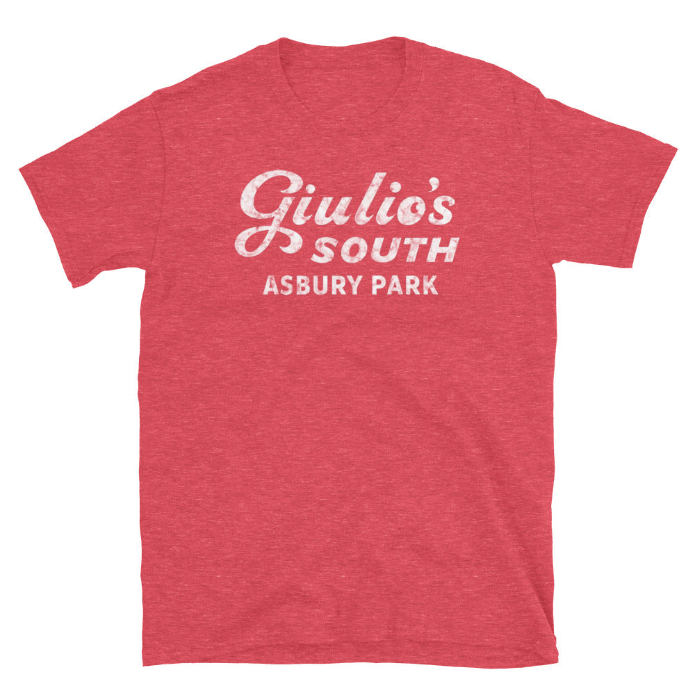 Giulio's South - ASBURY PARK - Short-Sleeve Unisex T-Shirt Heather Red