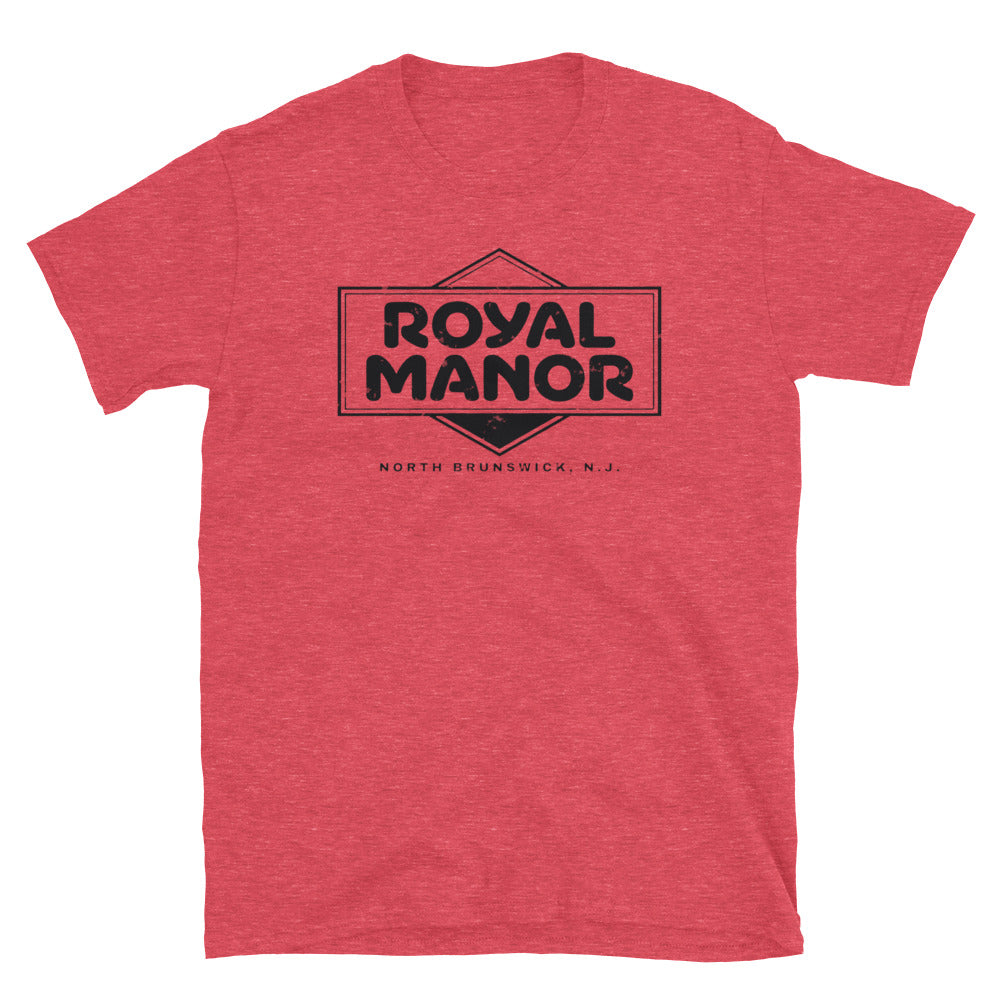 Royal Manor - NORTH BRUNSWICK - Vintage Style T-Shirt Heather Red