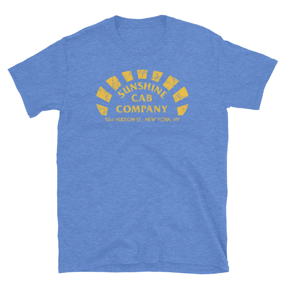 Sunshine Cab Company - Short-Sleeve Unisex T-Shirt Heather Royal