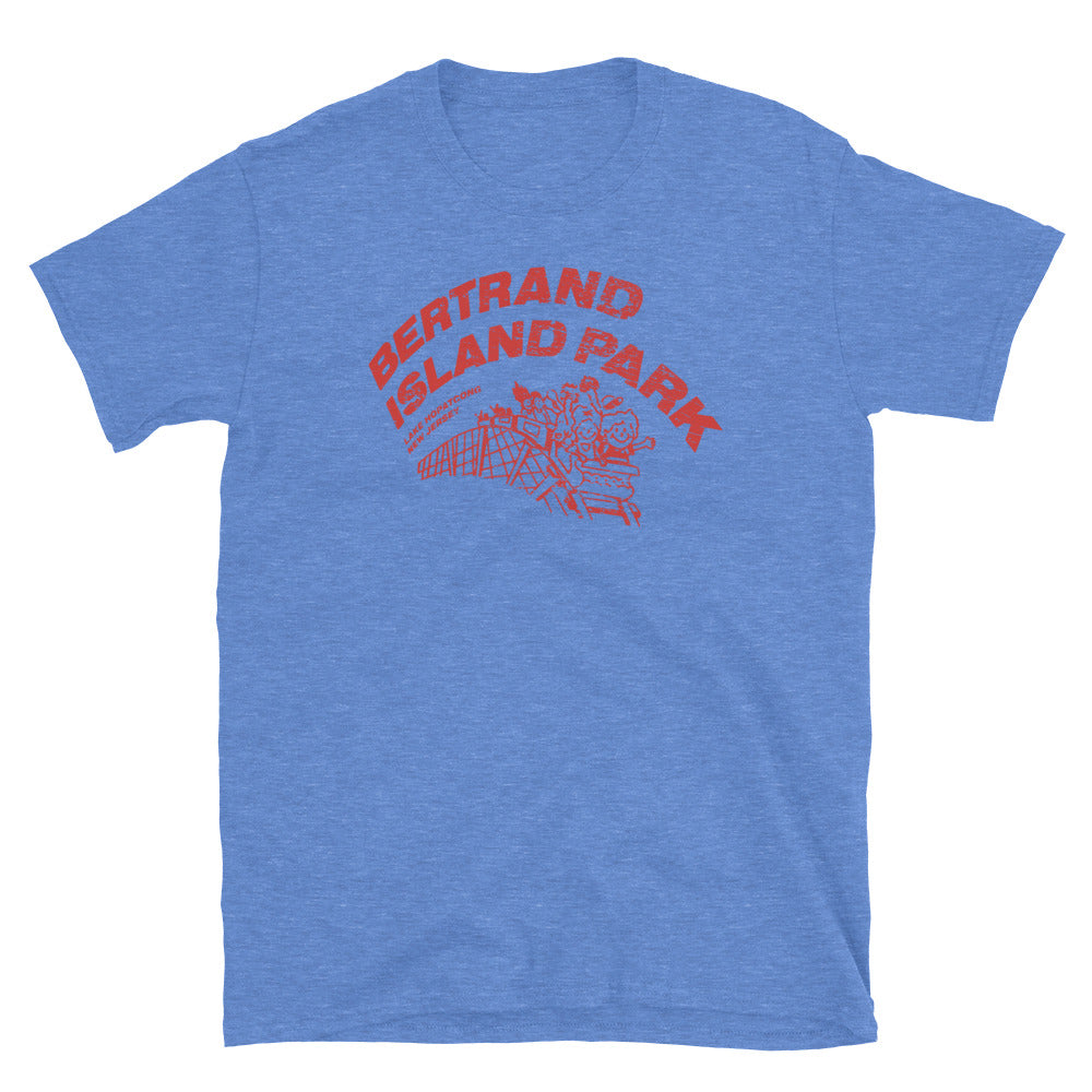 Bertrand Island Park - LAKE HOPATCONG - Short-Sleeve Unisex T-Shirt Heather Royal