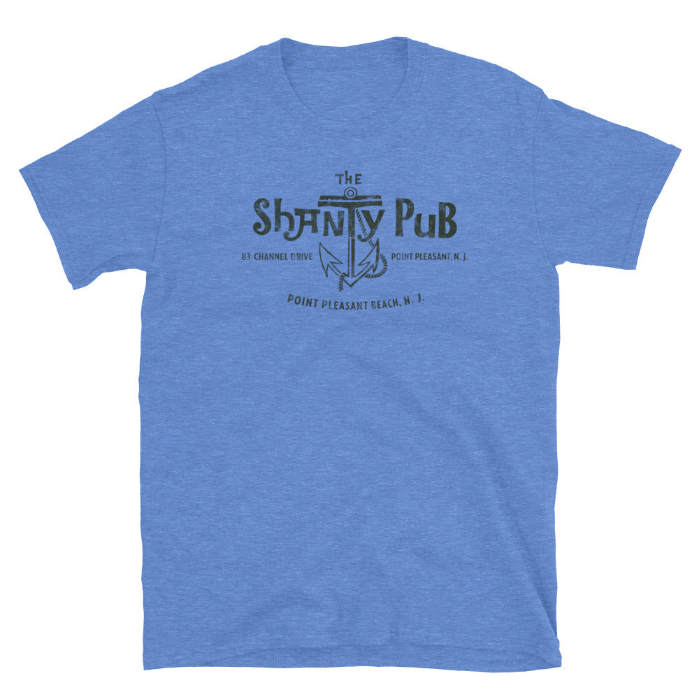 The Shanty Pub - POINT PLEASANT BEACH - Short-Sleeve Unisex T-Shirt Heather Royal