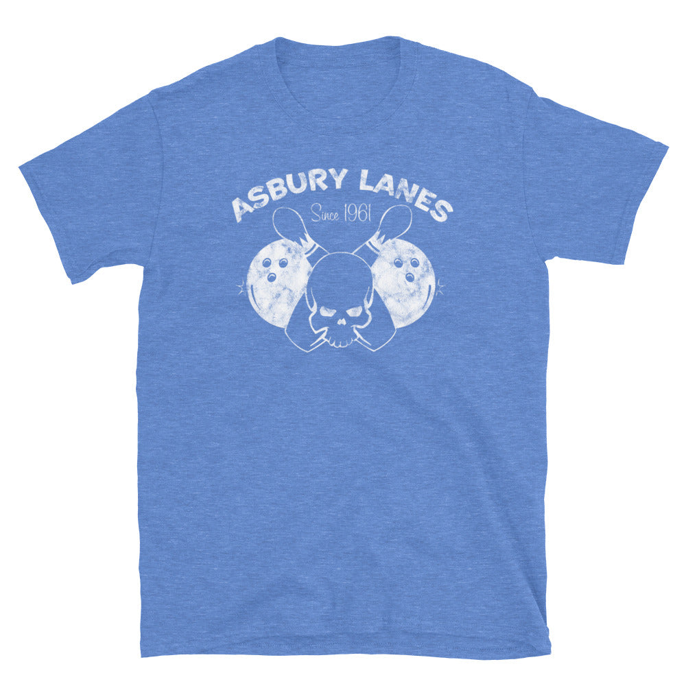 Asbury Lanes (White) - ASBURY PARK - Short-Sleeve Unisex T-Shirt