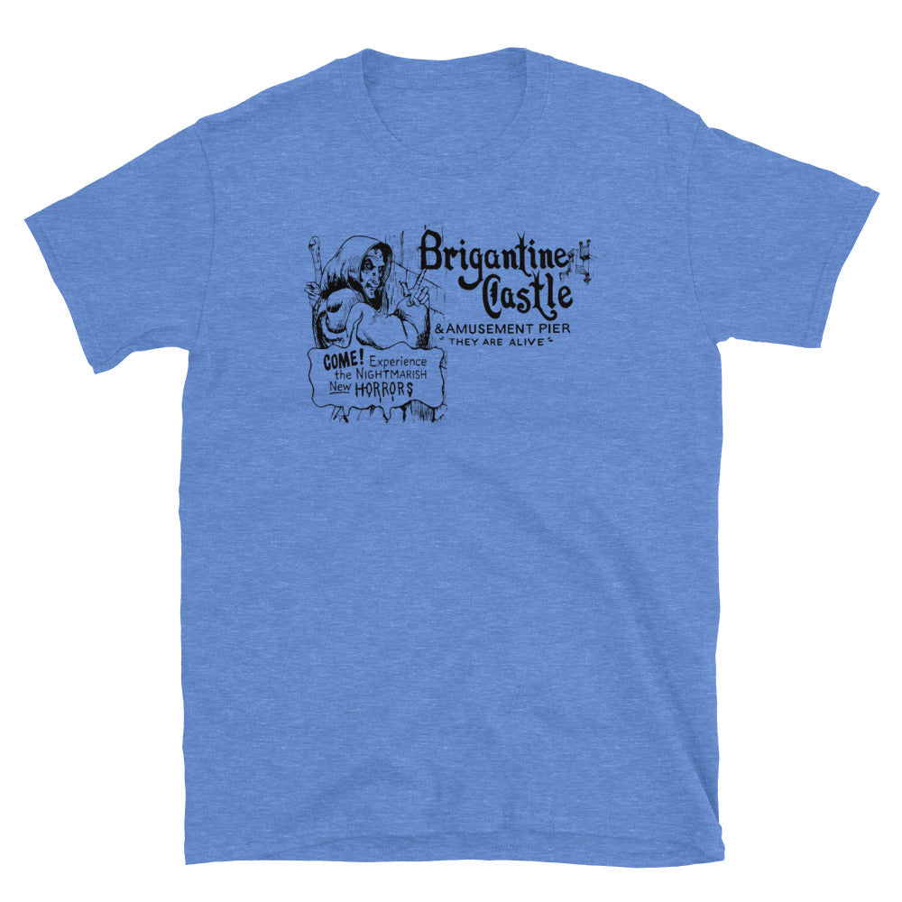 Brigantine Castle - BRIGANTINE - Short-Sleeve Unisex T-Shirt Heather Royal