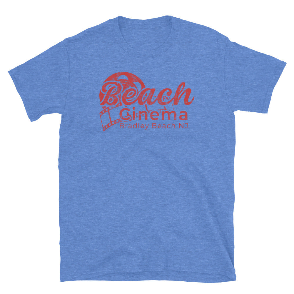 Beach Cinema - BRADLEY BEACH - Short-Sleeve Unisex T-Shirt Heather Royal