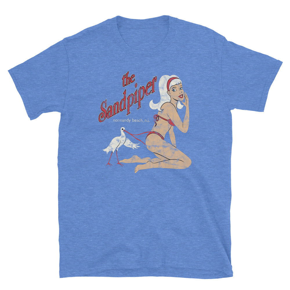 The Sandpiper - NORMANDY BEACH - Short-Sleeve Unisex T-Shirt