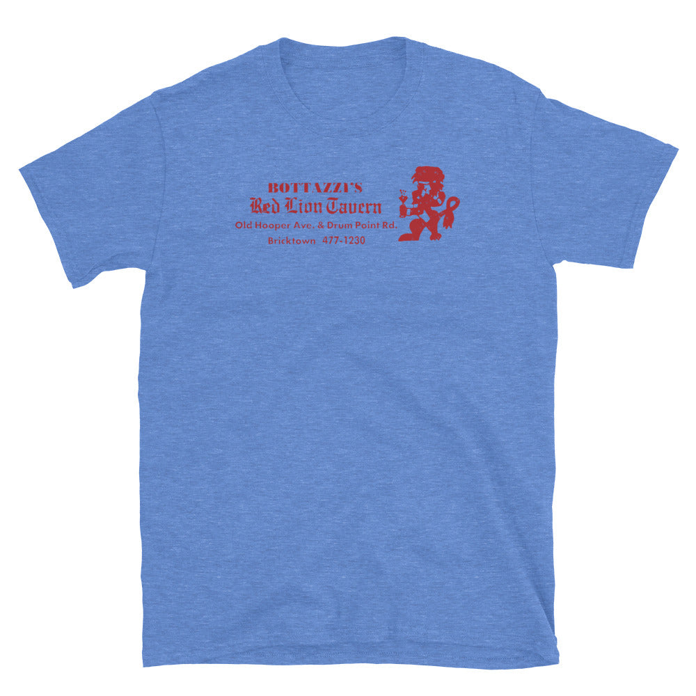 Bottazzi's Red Lion Tavern - BRICKTOWN - Vintage Style T-Shirt Heather Royal