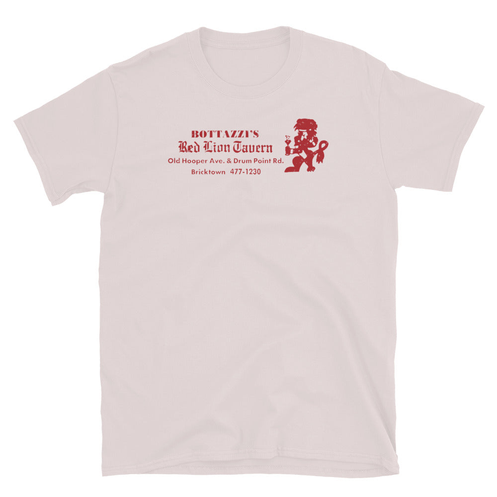 Bottazzi's Red Lion Tavern - BRICKTOWN - Vintage Style T-Shirt Ice Grey