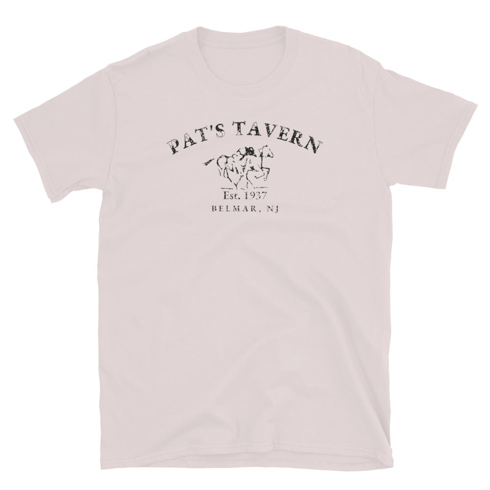 Pat's Tavern Belmar NJ vintage t-shirt, Ice Grey, front