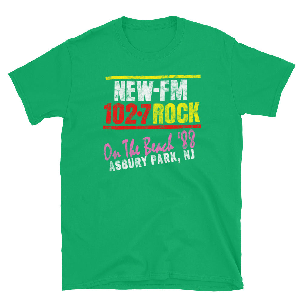WNEW 102.7 On The Beach '88 - ASBURY PARK - Short sleeve t-shirt