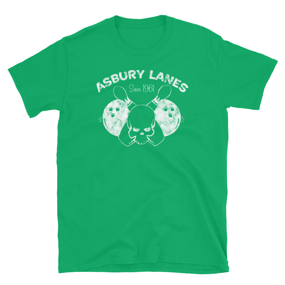 Asbury Lanes (White) - ASBURY PARK - Short-Sleeve Unisex T-Shirt