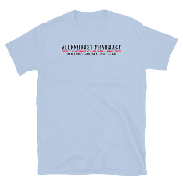 Allenhurst Pharmacy - ALLENHURST - Short-Sleeve Unisex T-Shirt Light Blue