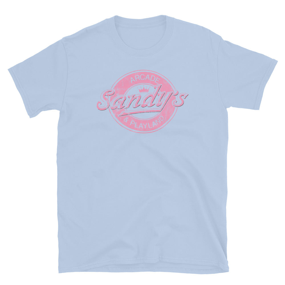 Sandy's Arcade - ASBURY PARK - Short-Sleeve Unisex T-Shirt Light Blue