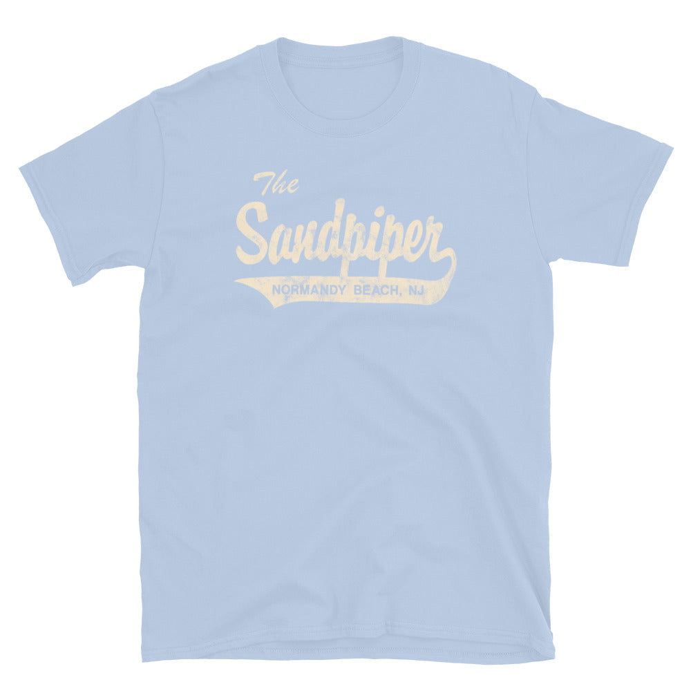 The Sandpiper - NORMANDY BEACH - Short-Sleeve Unisex T-Shirt