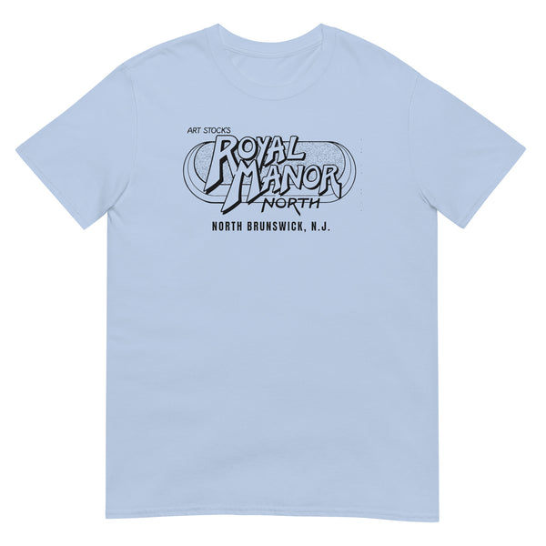 Royal Manor North - NORTH BRUNSWICK - Vintage Style T-Shirt Light Blue