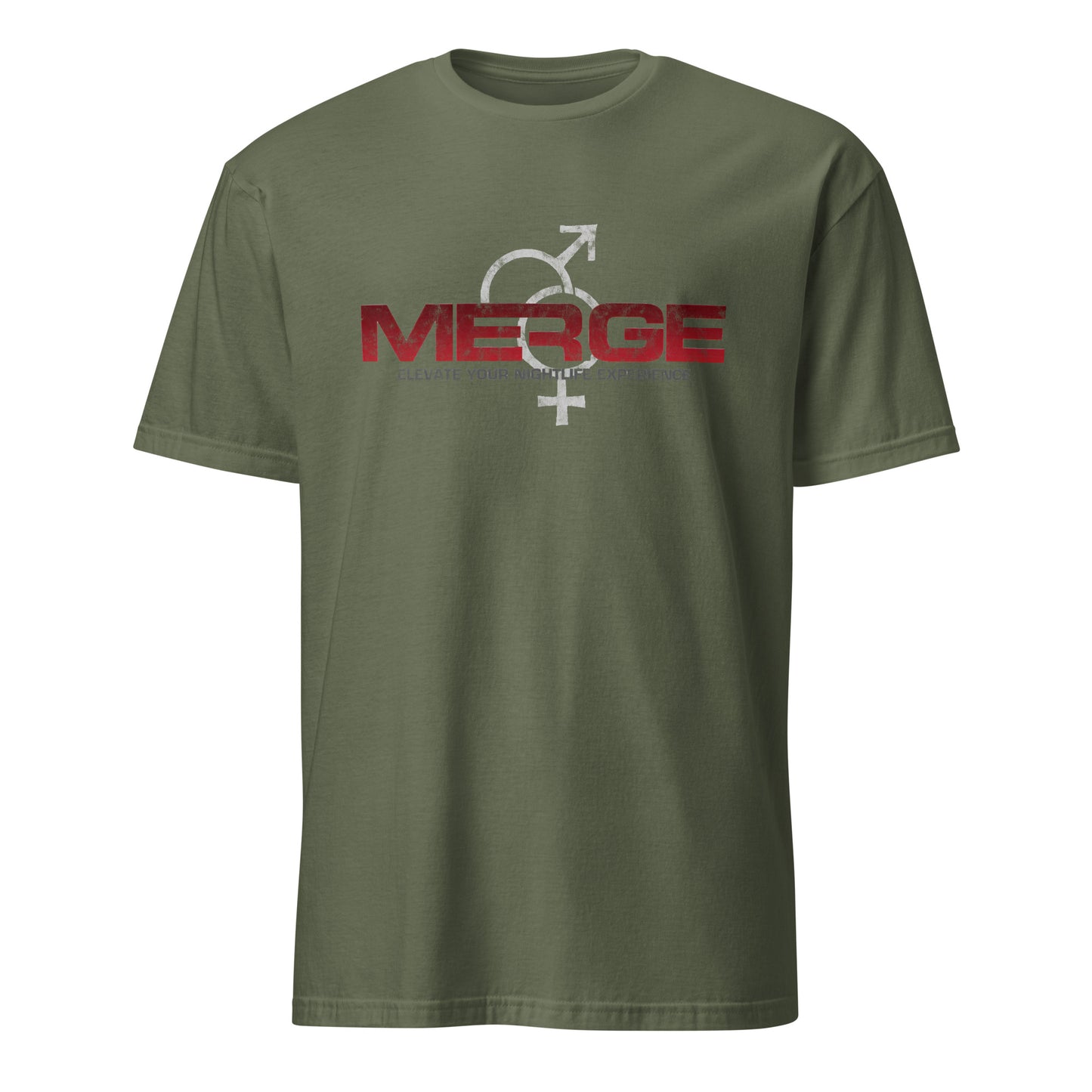 Merge - SEASIDE HEIGHTS - Short-Sleeve Unisex T-Shirt Military Green