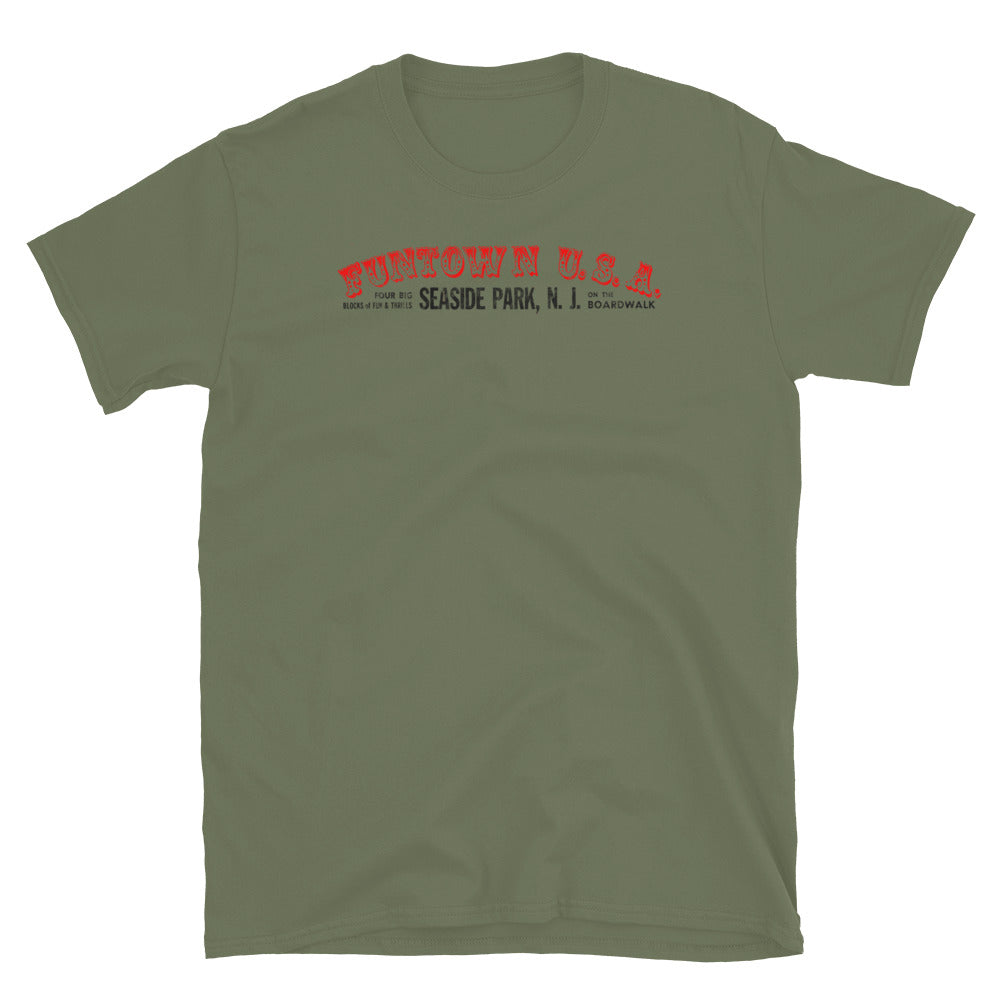 Funtown U.S.A. - SEASIDE PARK - Short sleeve t-shirt Military Green