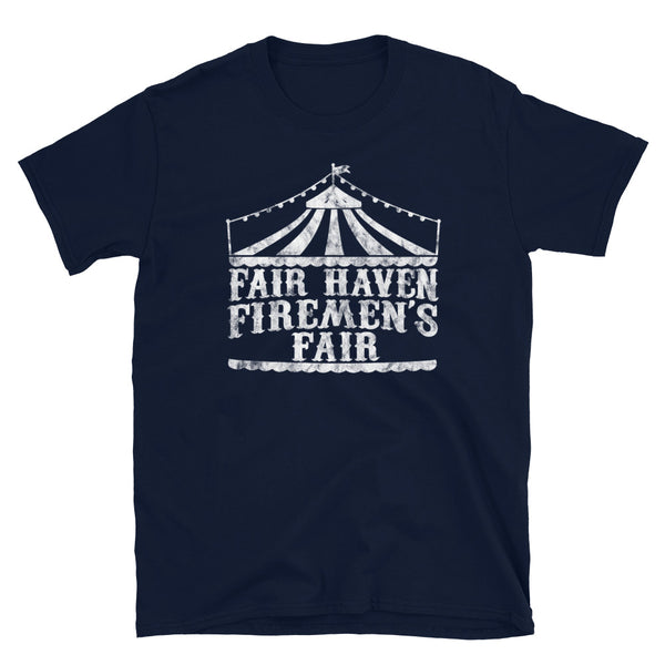 Fair Haven Firemen's Fair - FAIR HAVEN - Short-Sleeve Unisex T-Shirt Navy