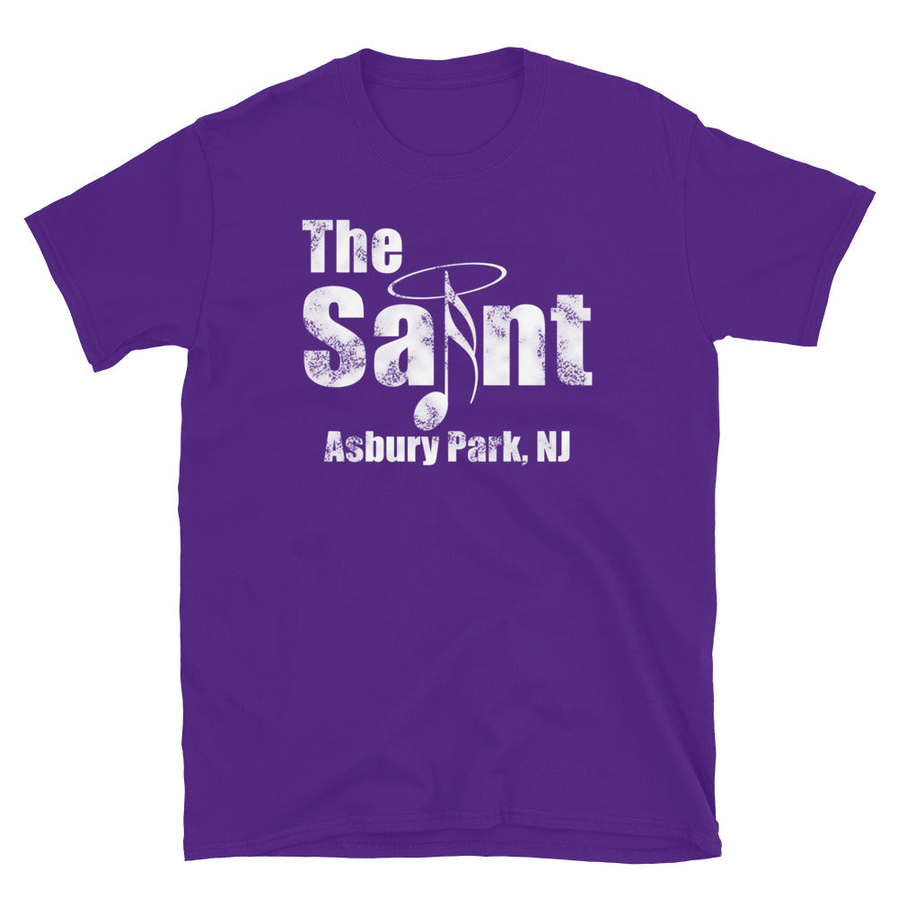 The Saint Asbury Park NJ vintage t-shirt, Purple, front
