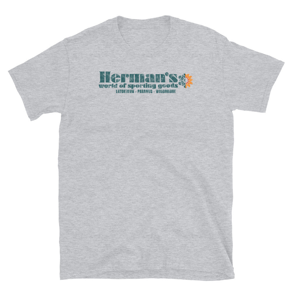 Herman's World of Sporting Goods - EATONTOWN / PARAMUS / WOODBRIDGE - Short-Sleeve Unisex T-Shirt