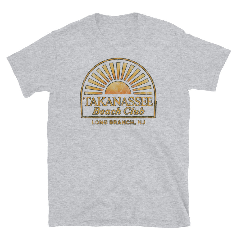 Takanassee Beach Club - LONG BRANCH - Short-Sleeve Unisex T-Shirt
