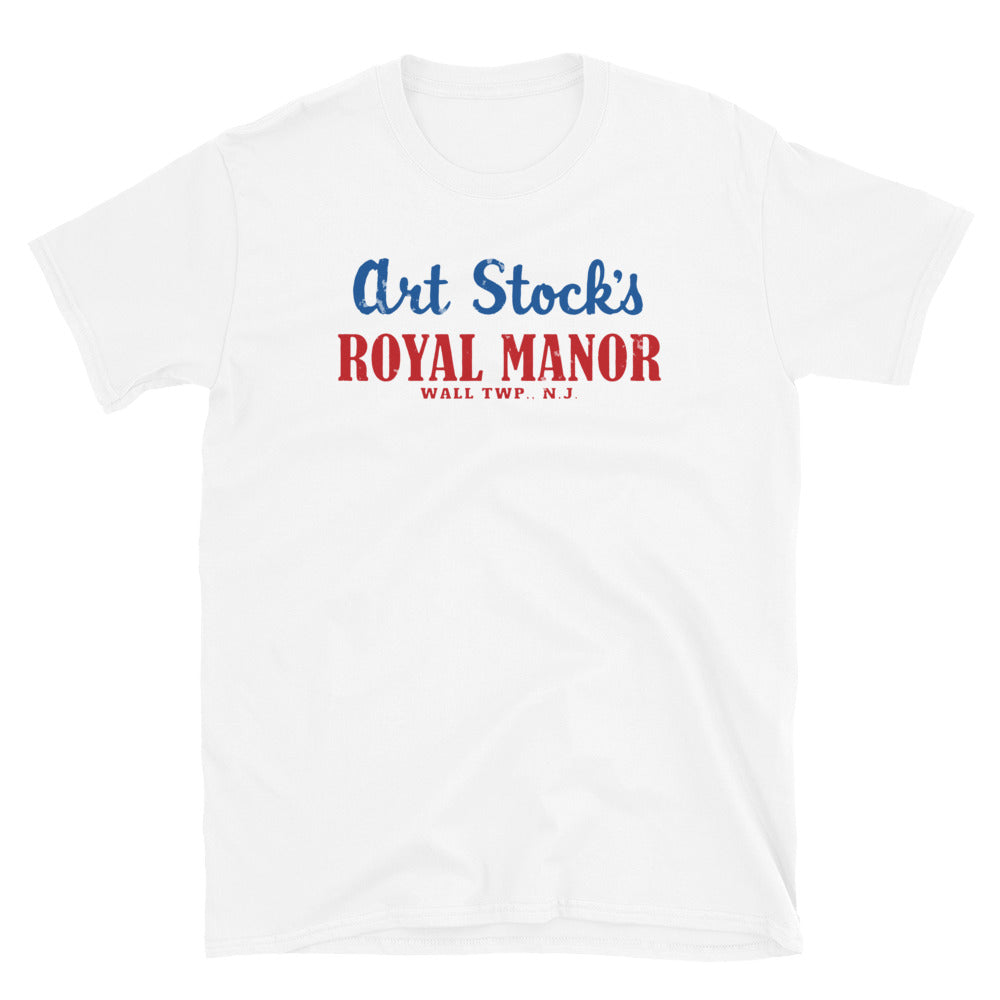 Art Stock's Royal Manor - WALL - Vintage Style T-Shirt White