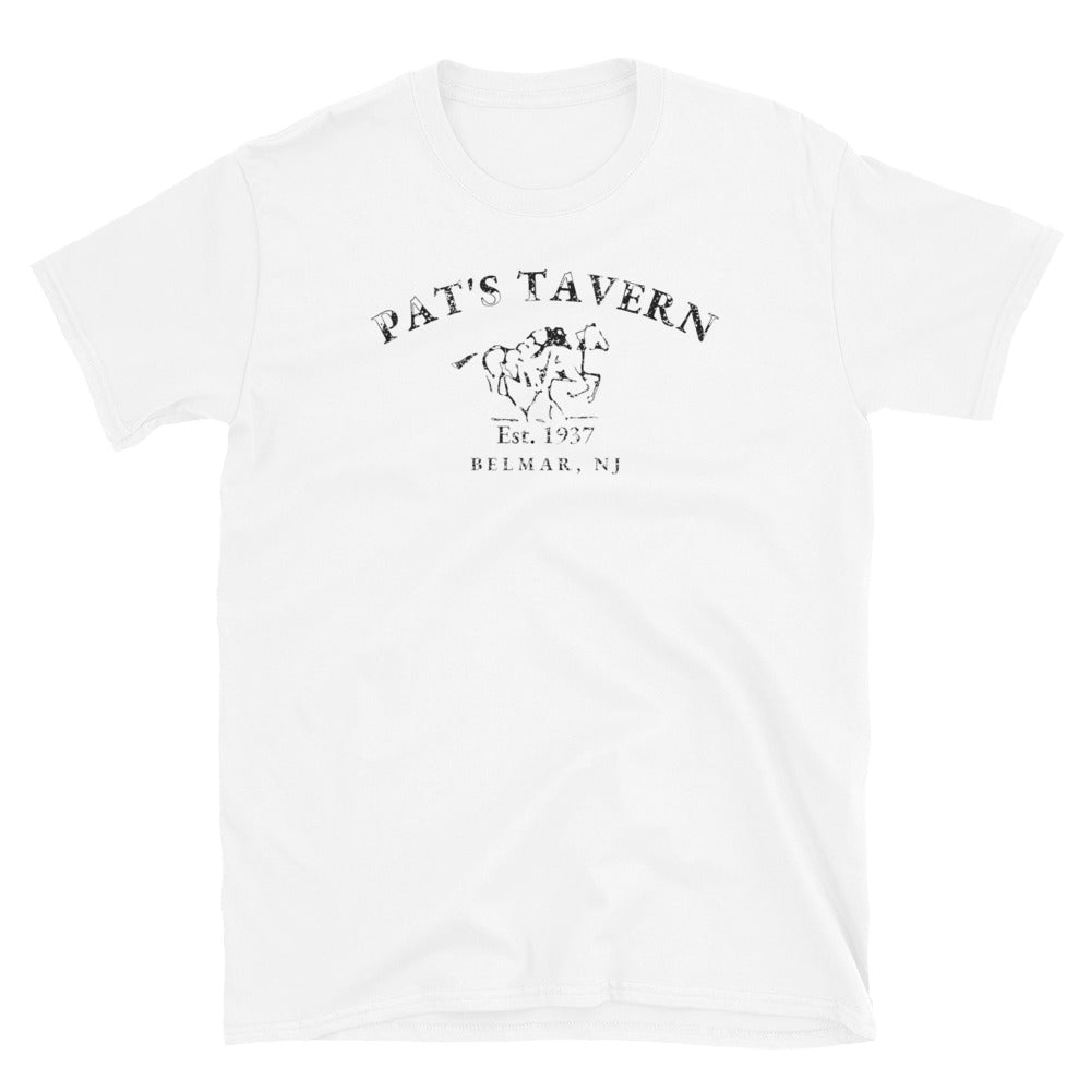 Pat's Tavern Belmar NJ vintage t-shirt, White, front