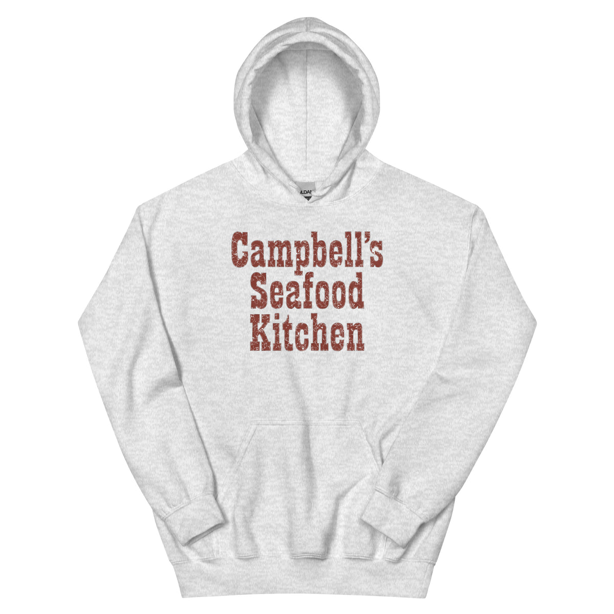Campbell's Seafood Kitchen Ocean City NJ vintage hoodie, Ash, front