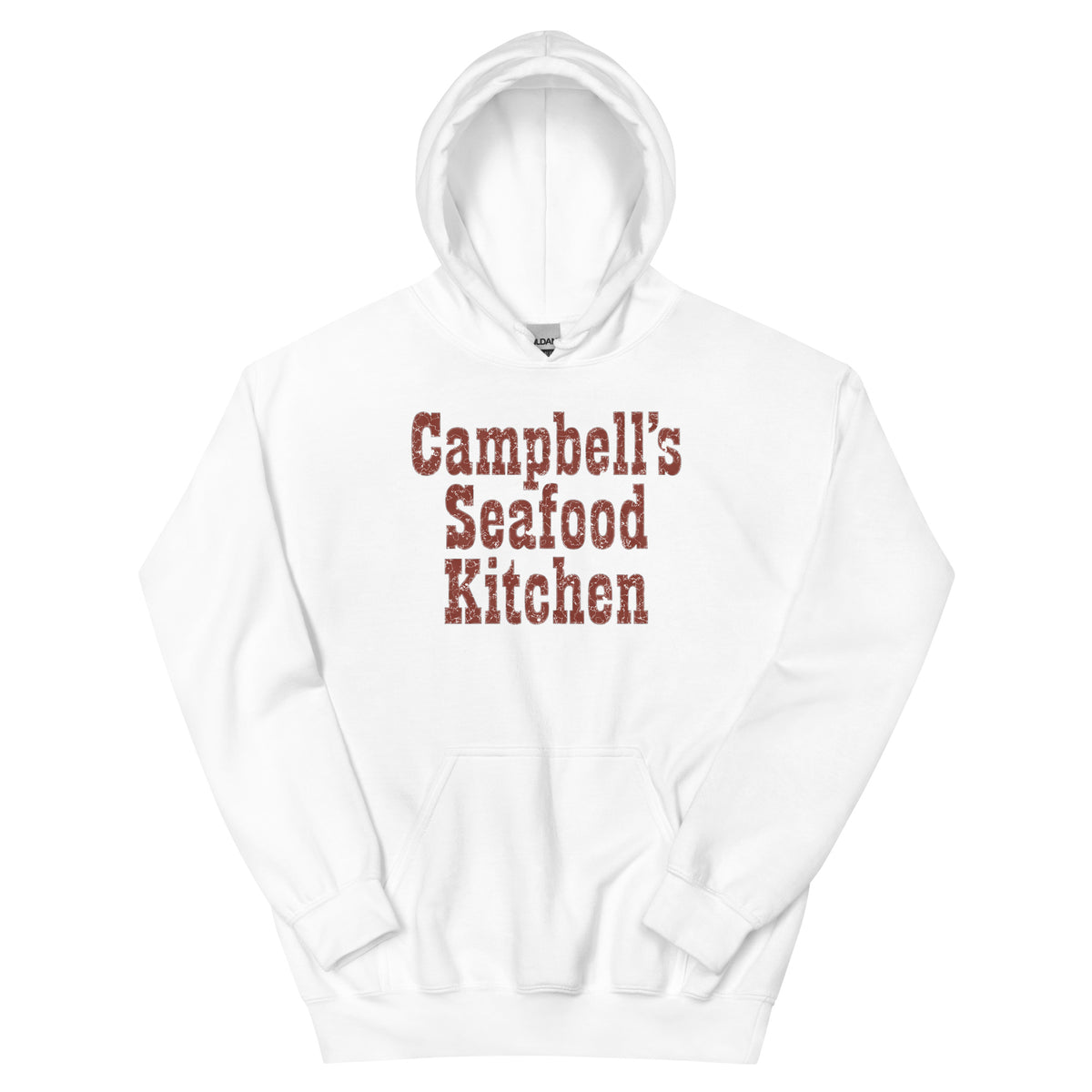 Campbell's Seafood Kitchen Ocean City NJ vintage hoodie, White, front