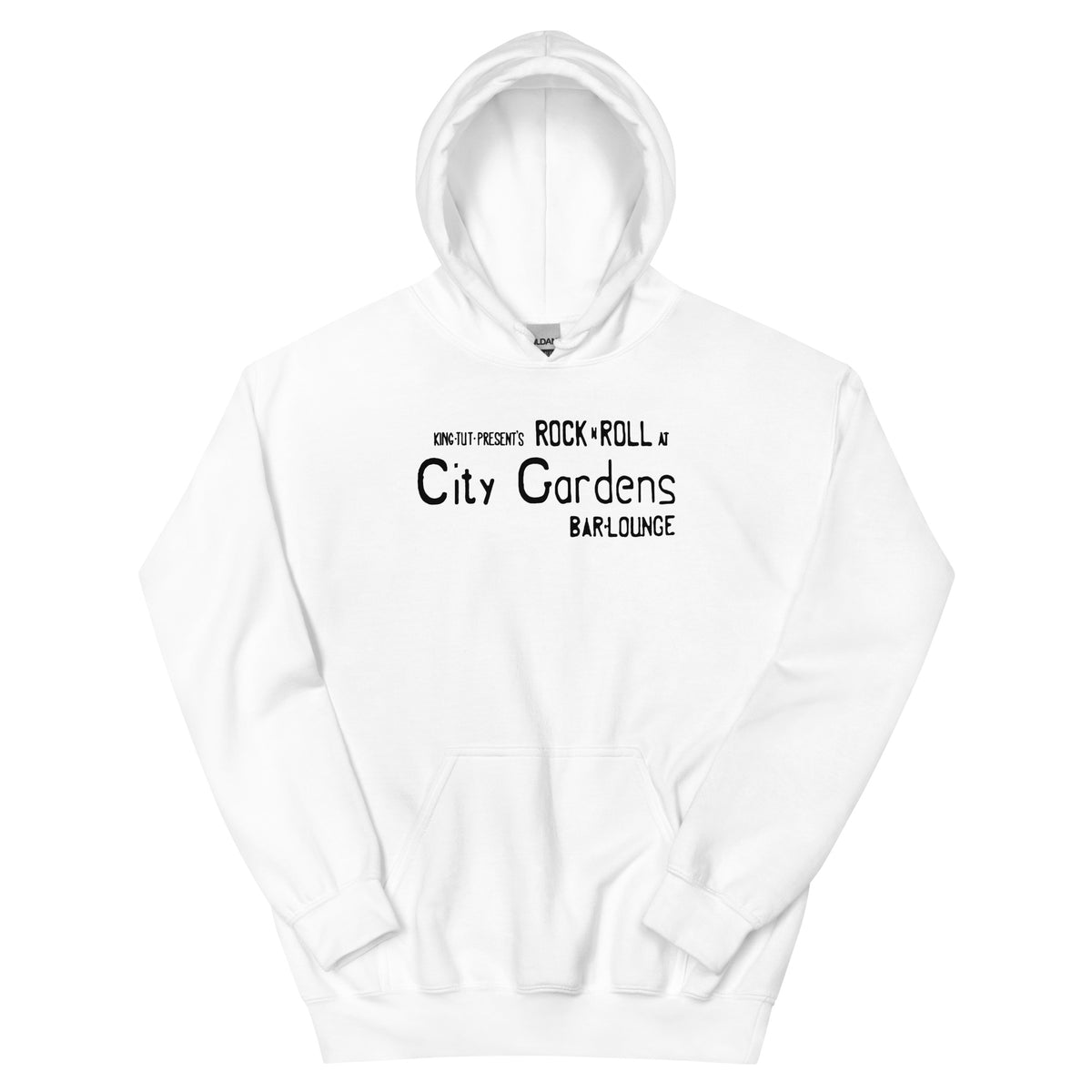 City Gardens Trenton NJ vintage hoodie, White, front
