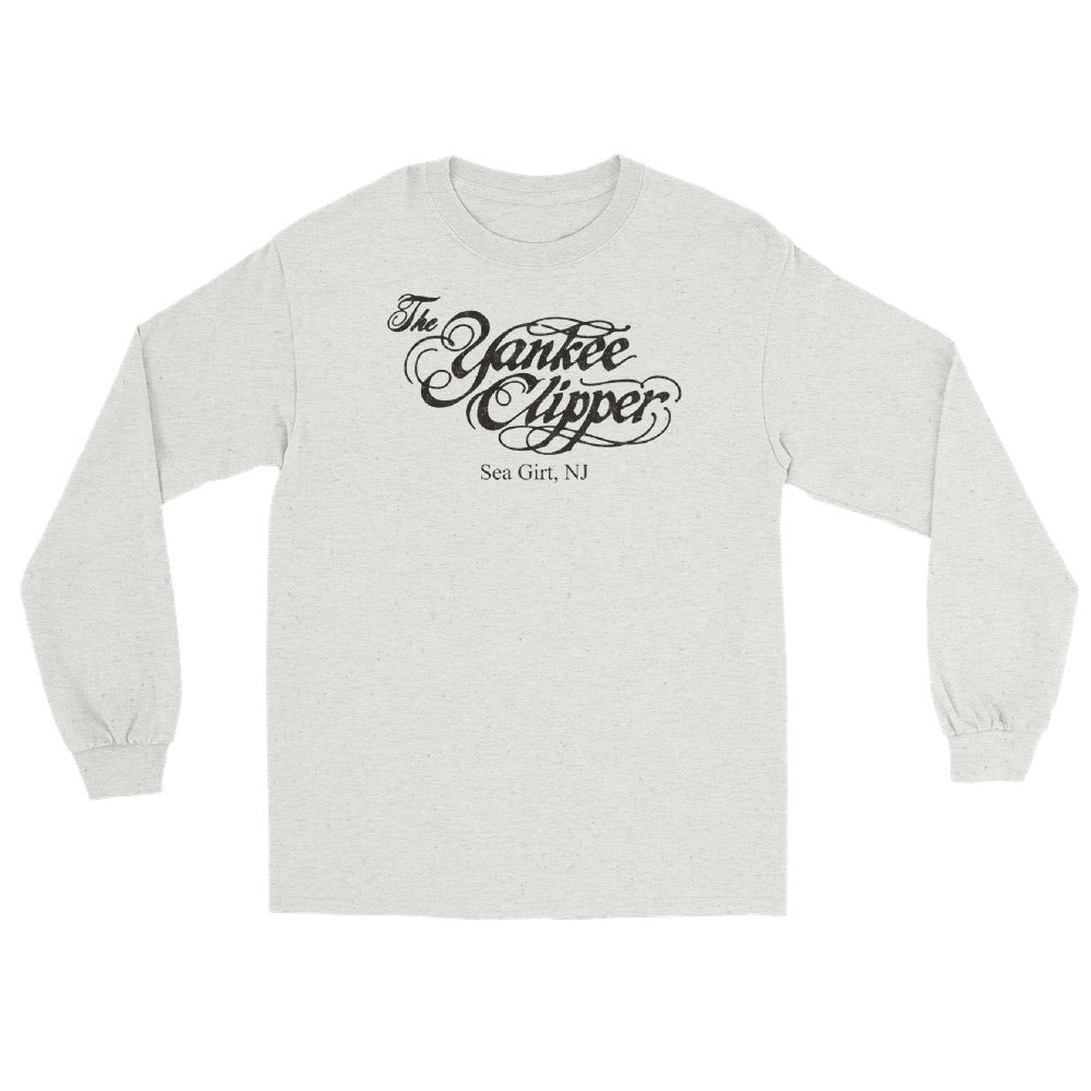 The Yankee Clipper Sea Girt NJ vintage long sleeve shirt, Ash, front