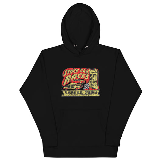 Pleasantville Speedway - PLEASANTVILLE - Unisex Hoodie Black