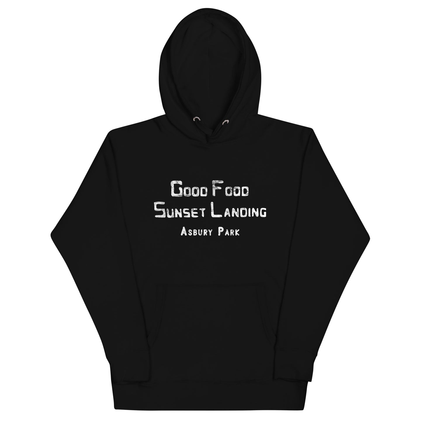 Sunset Landing - ASBURY PARK - Unisex Hoodie Black