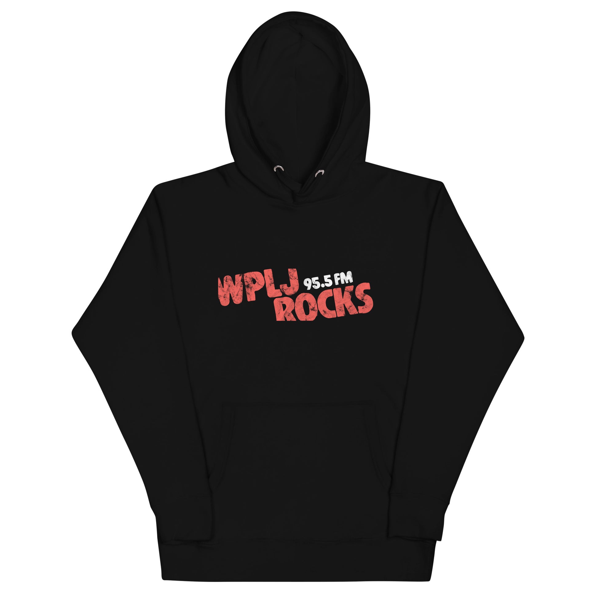 WPLJ 95.5 Rocks - NEW JERSEY / NEW YORK / CONNECTICUT - Unisex Hoodie Black