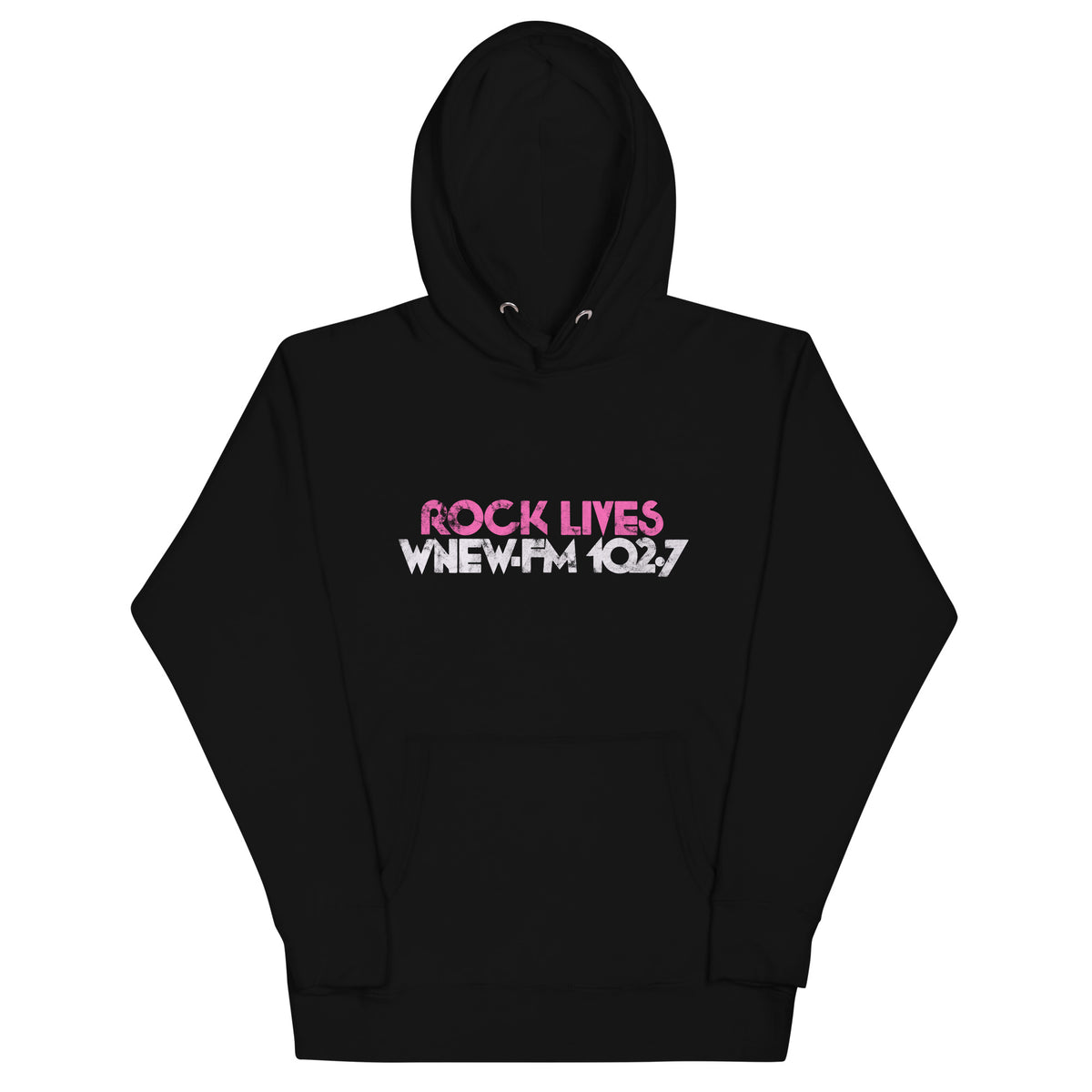 Rock Lives WNEW-FM 102.7 - NEW JERSEY / NEW YORK / CONNECTICUT - Unisex Hoodie Black