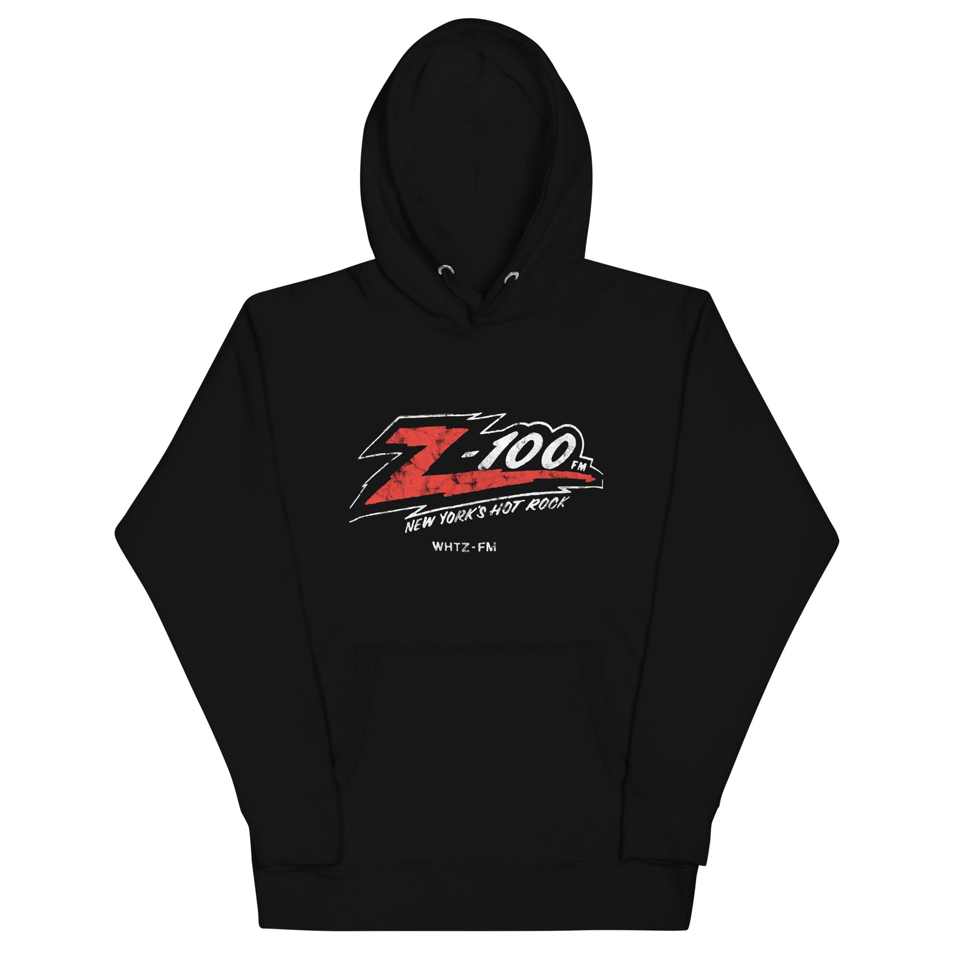Z-100 FM New York's Hot Rock - NEW JERSEY / NEW YORK / CONNECTICUT - Unisex Hoodie Black