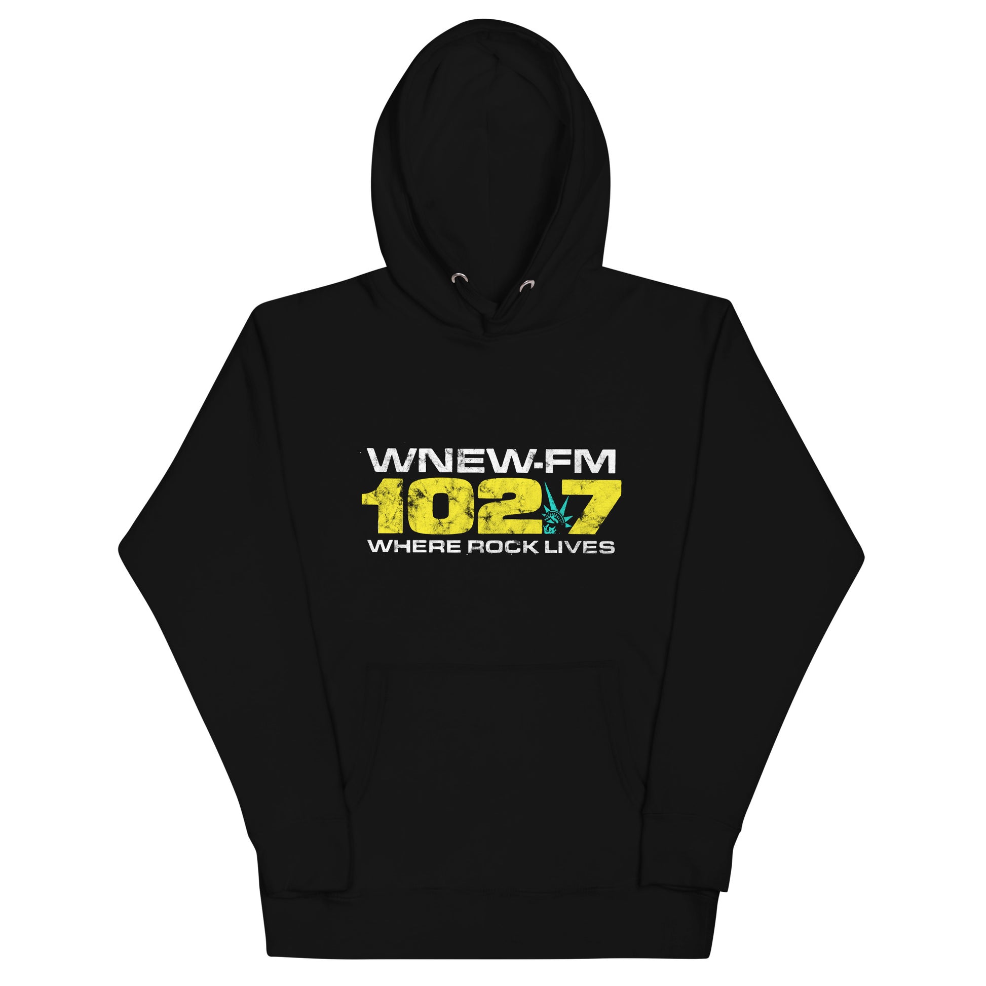 WNEW FM 102.7 Where Rock Lives - NEW JERSEY / NEW YORK / CONNECTICUT - Unisex Hoodie Black