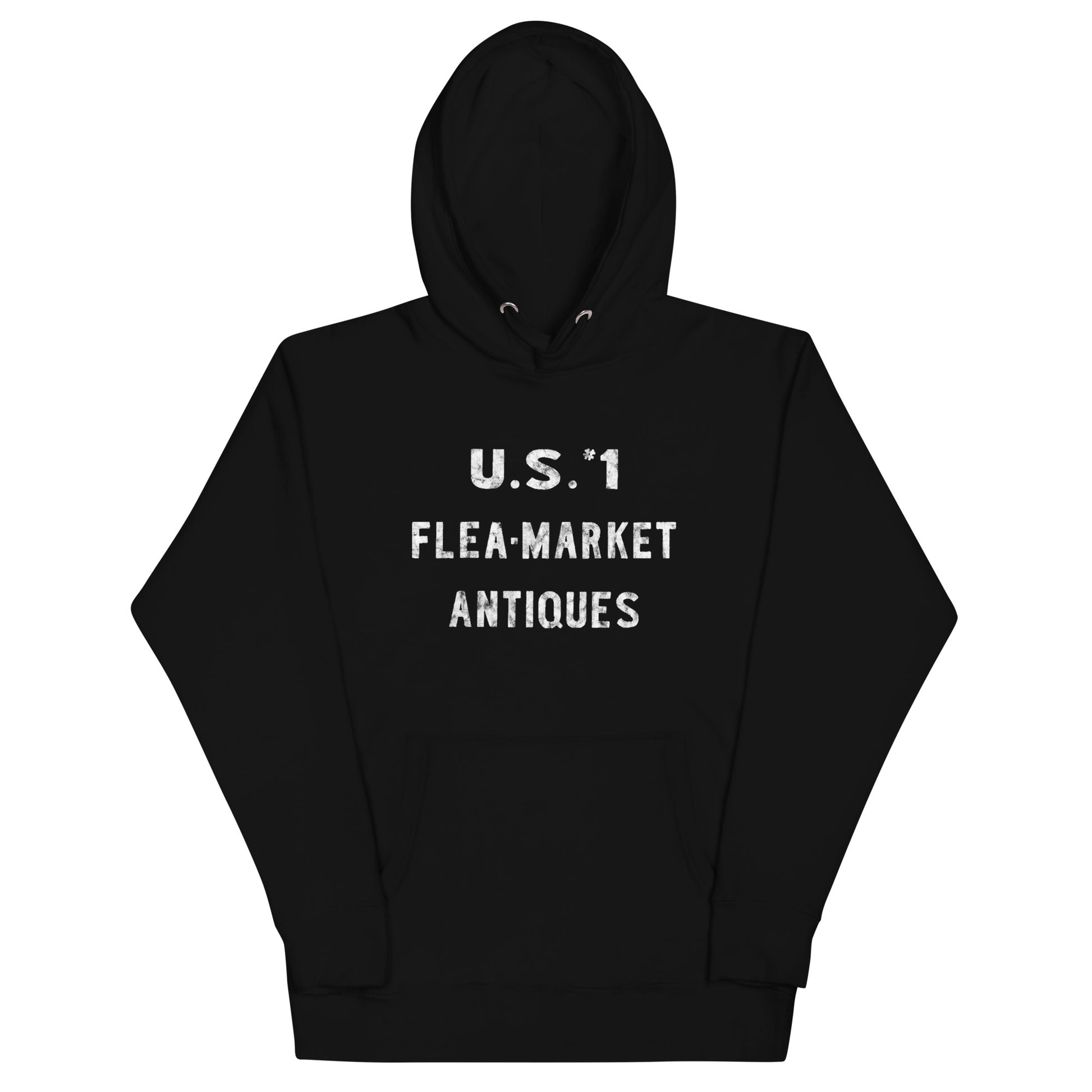 U.S. #1 Flea Market - NEW BRUNSWICK - Unisex Hoodie Black