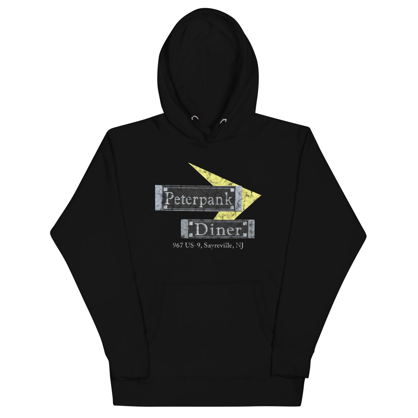 Peter Pank Diner - SAYREVILLE - Unisex Hoodie Black