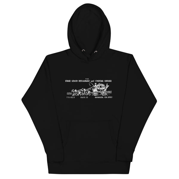 The Stage Coach - WANAMASSA - Unisex Hoodie Black