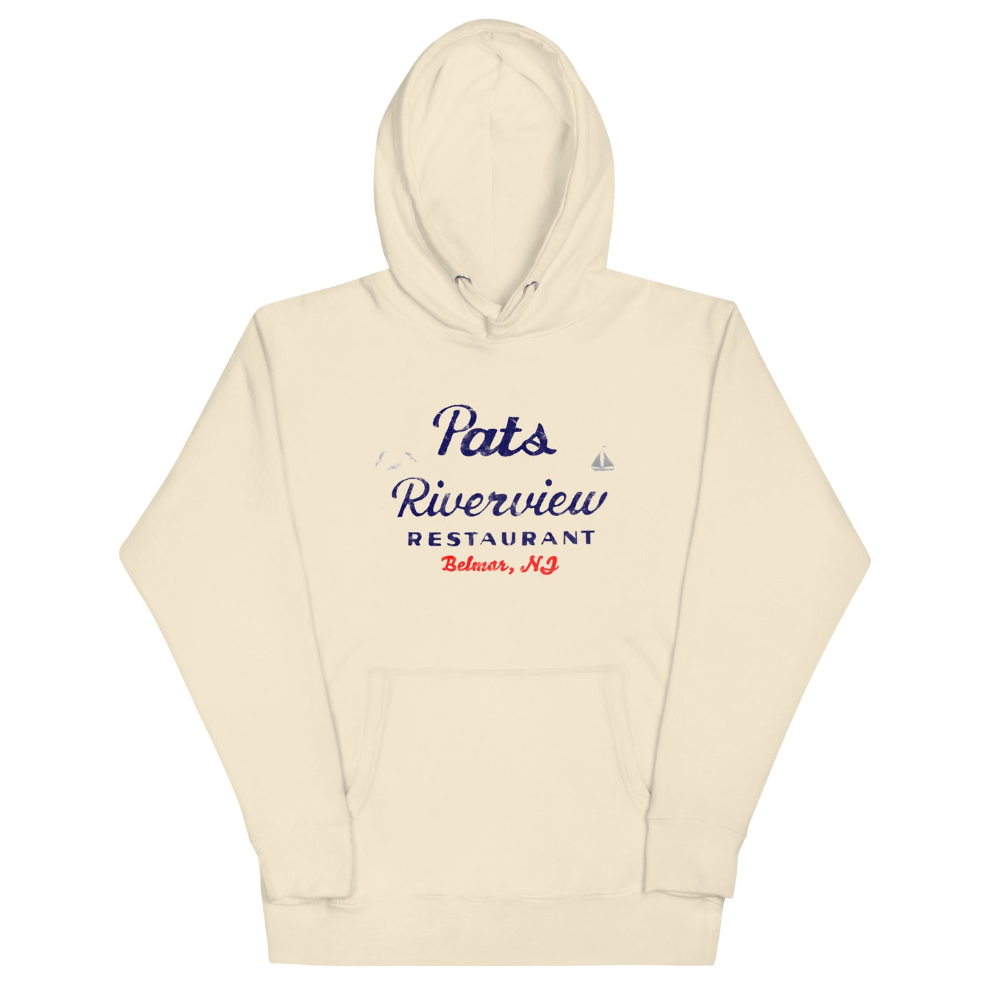 Pat's Riverview Diner- BELMAR - Unisex Hoodie Bone