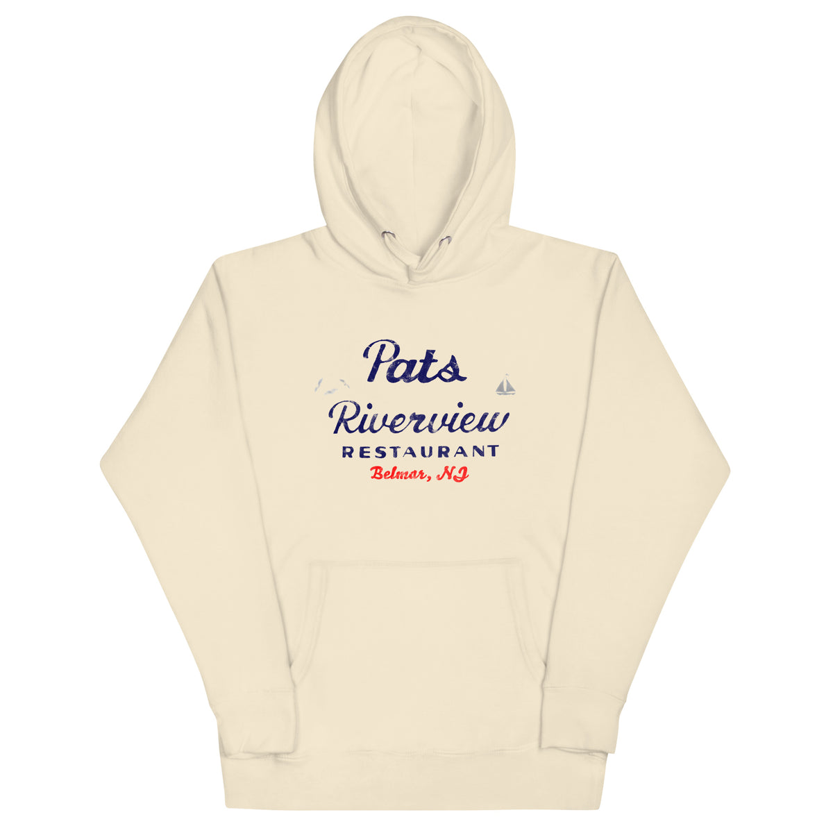 Pat's Riverview Diner- BELMAR - Unisex Hoodie Bone
