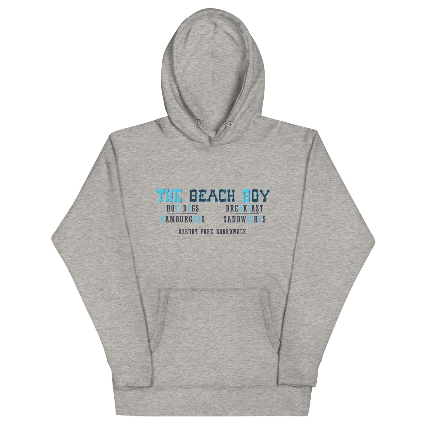 The Beach Boy - ASBURY PARK - Unisex Hoodie Carbon Grey