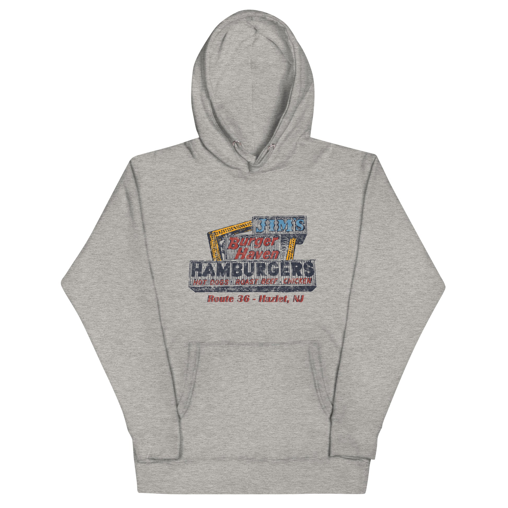 Big Jim's Burger Haven - HAZLET - Unisex Hoodie Carbon Grey