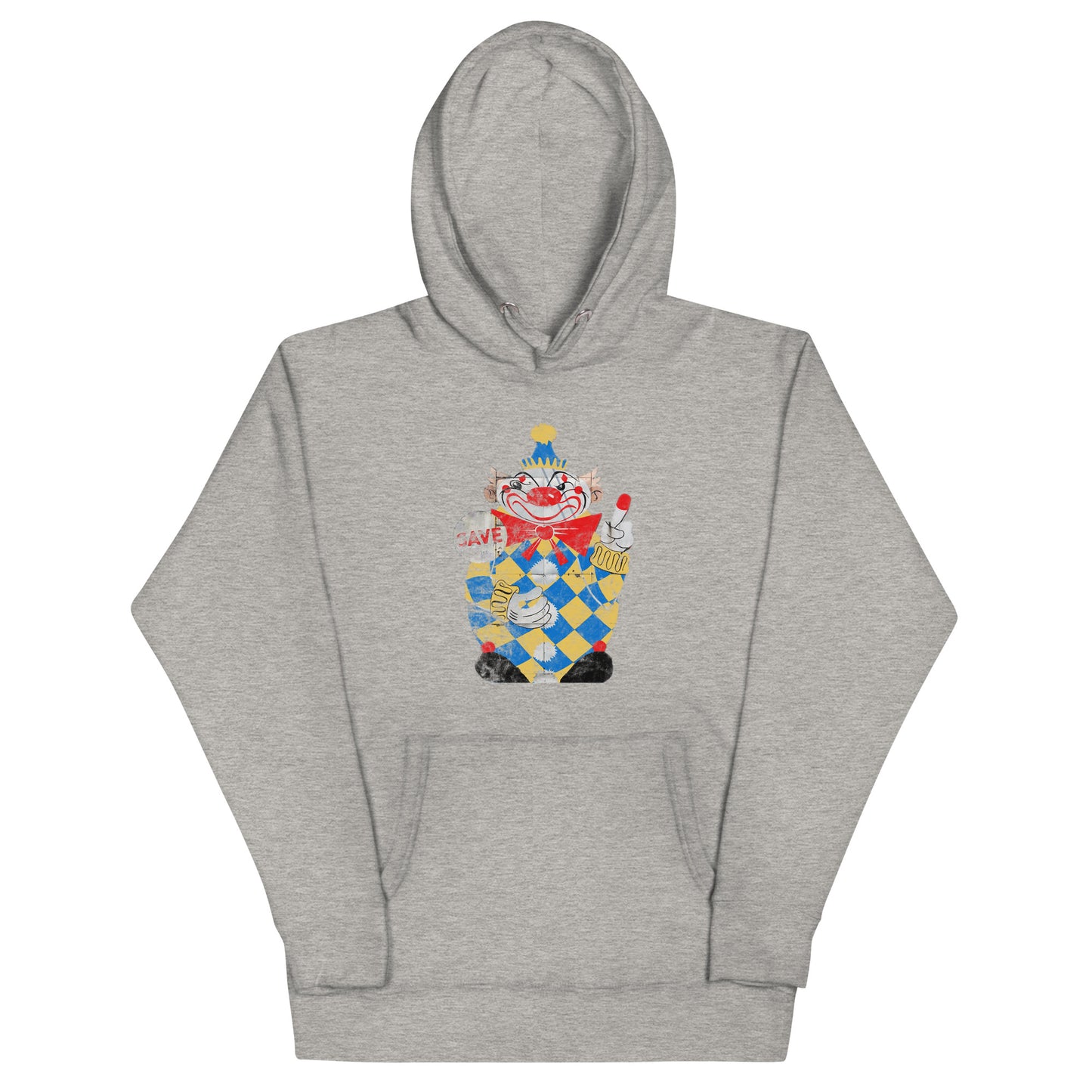 Calico The Evil Clown / Food Circus - MIDDLETOWN - Unisex Hoodie Carbon Grey