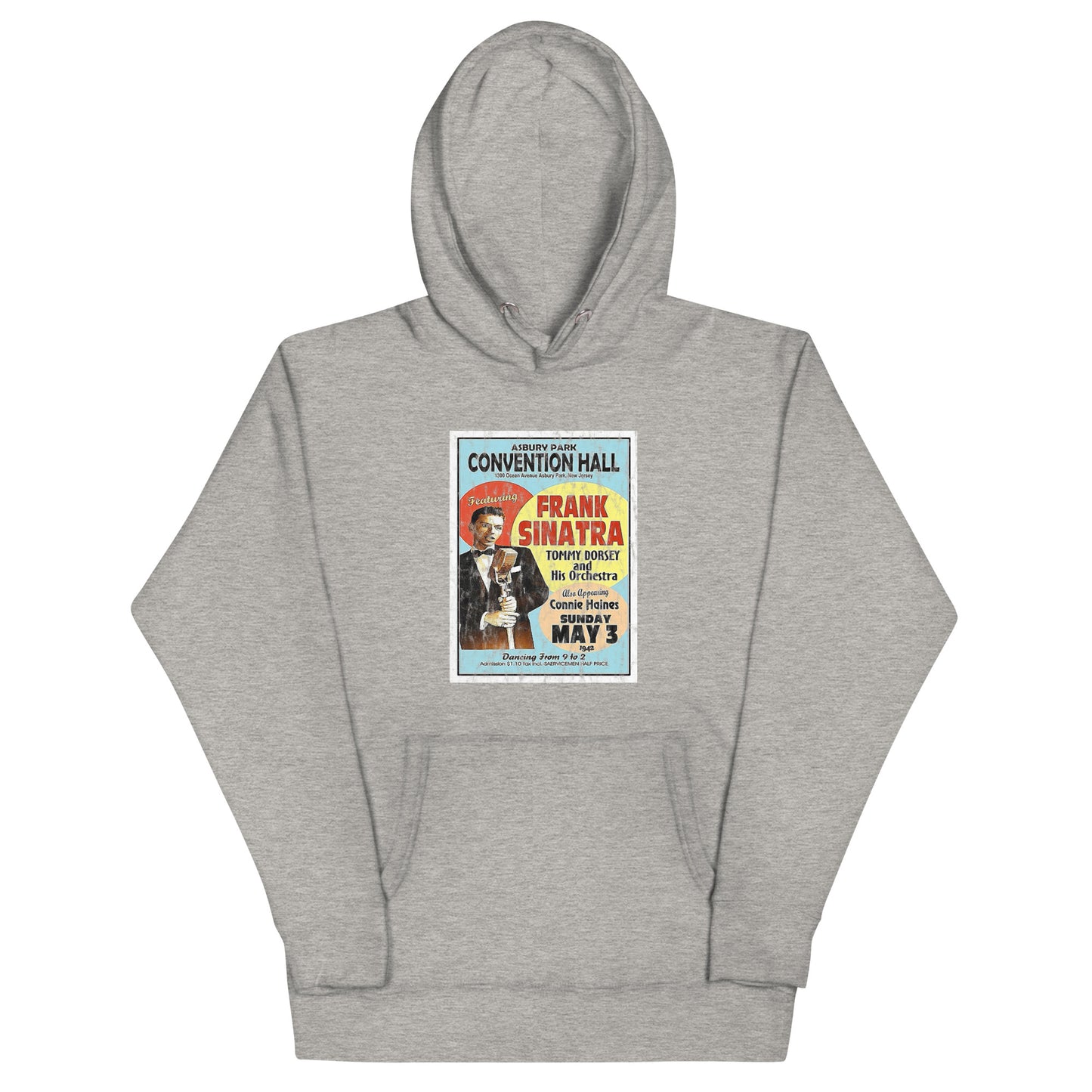 Sinatra at Convention Hall - ASBURY PARK - Unisex Hoodie Carbon Grey